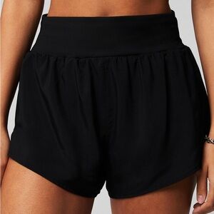 Fabletics Black Sun Chaser Shorts 4.5”